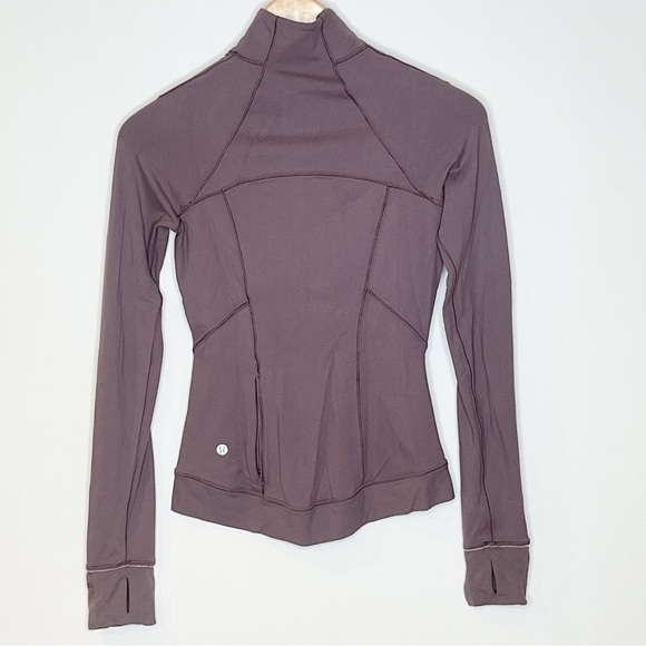 Lululemon Outrun the Elements 1/2 Zip Runnign Top Frosted Mulberry Size 2 - Picture 6 of 13